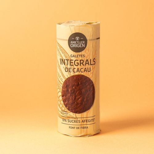 Galletas integrales de cacao 0% azúcares añadidos Ametller Origen 200 g