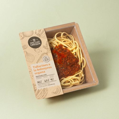 Tallarines a la boloñesa vegana Ametller Origen 250 g