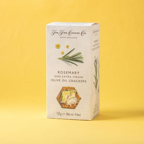 Crackers de romero y aceite oliva The Fine Cheese Co 125g