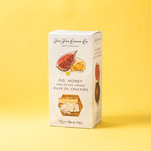 Crackers de higo, miel y aceite oliva The Fine Cheese Co 125g