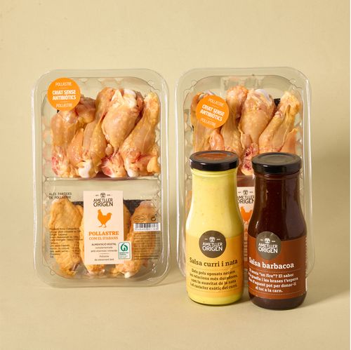 Lote alitas al horno