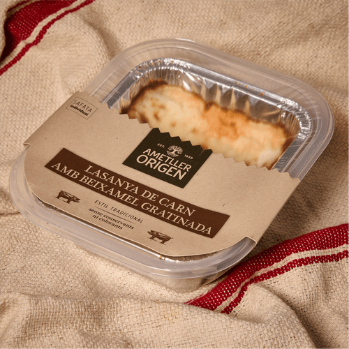 Lasaña de carne gratinada Ametller Origen 250g
