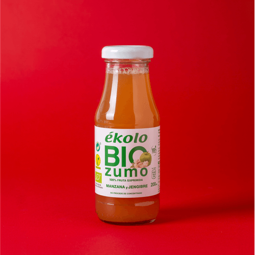 Zumo de manzana y jengibre Ecológico Ekolo 200ml