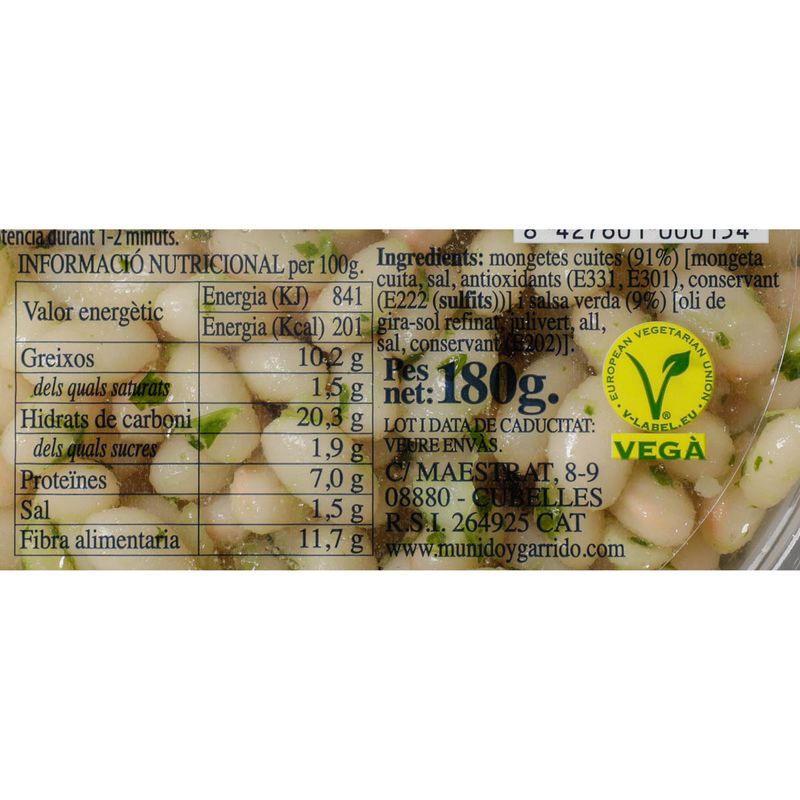 Etiqueta---10810-Mongeta-amb-salsa-verda-tarrina-180g