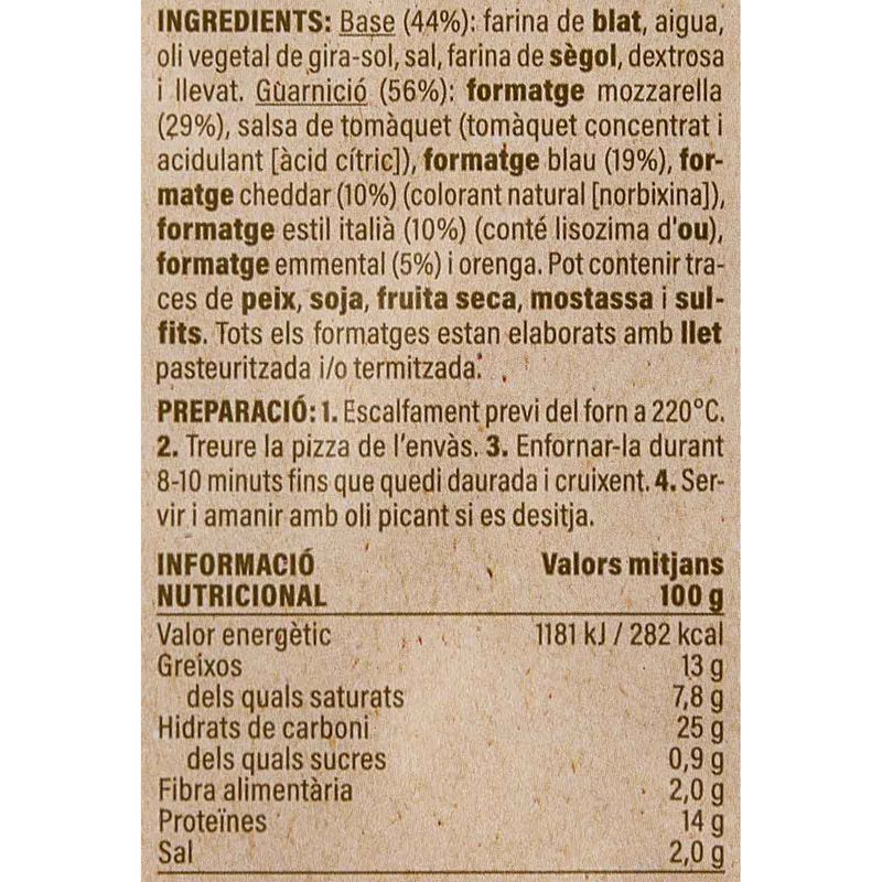 Etiqueta-6014-Pizza-de-5-formatges-Ametller-Origen-350g