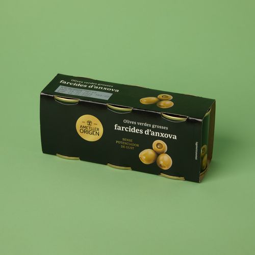 Oliva farcida d'anxova Ametller Origen 50g - 3u.