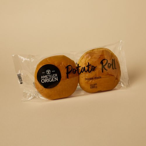 Pan gastronómico de brioche para hamburguesa hecho de patata Ametller Origen 150g