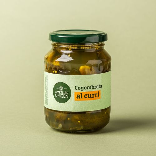 Pepinillos al curry Ametller Origen 190g