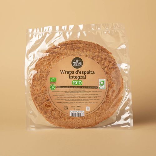 Wrap de espelta integral ecológica Ametller Origen 180g