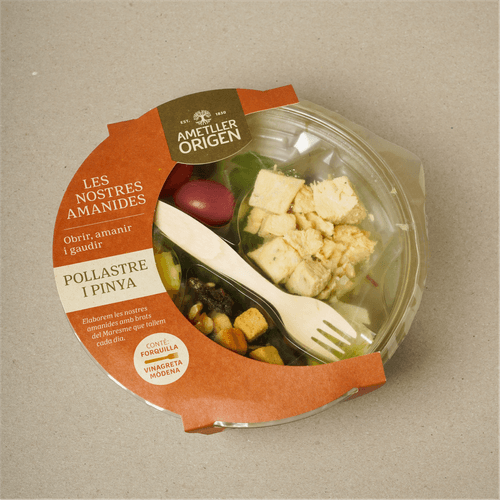 Ensalada de pollo y piña Ametller Origen 190g