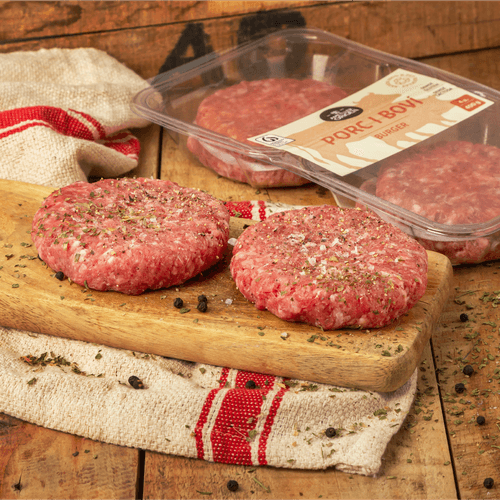 Burger de porc i boví Ametller Origen 100g - 4u.