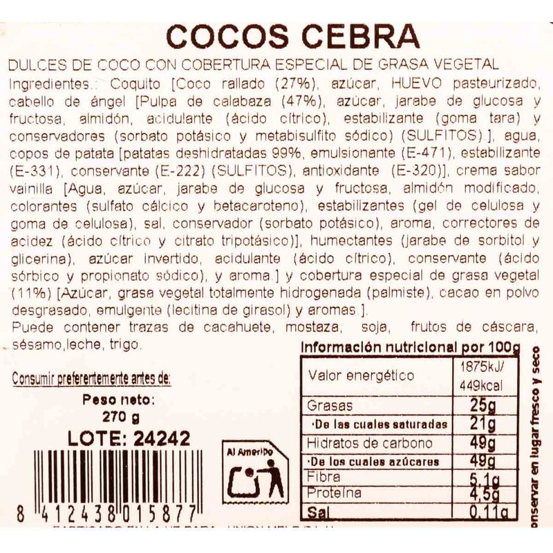 Cocos-zebra-Origen-1948-270g