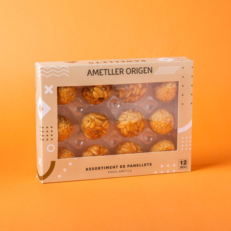 10966-Panellets-pinyons-ametlles-12u.-AO-240g