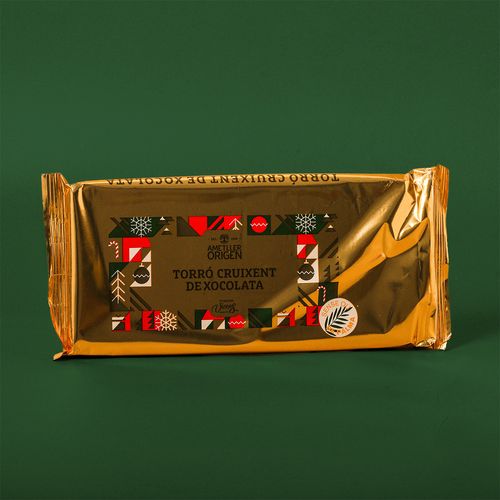 Turrón crujiente de Chocolate Ametller Origen 250g