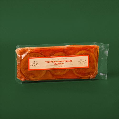 Turrón de yema quemada i naranja Ametller Origen 200 g