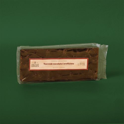 Turrón de Chocolate y Avellanas Ametller Origen 200 g