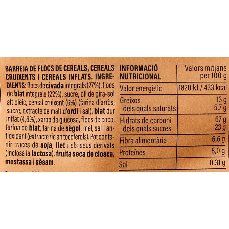 Etiqueta-10862-Granola-cruixent-Essencials-375g