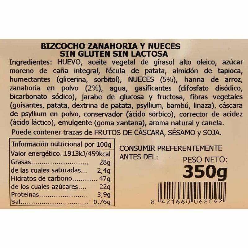 Etiqueta-56793-Pa-de-pessic-carrot-cake-sense-gluten-i-sense-lactosa-La-Granja-350g
