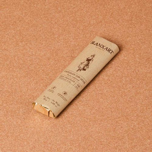 Chocolatina con leche 33% Blanxart 28g