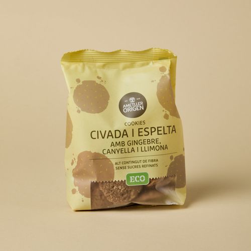 Cookies jenjibre, canela i limón Eco AO 130g