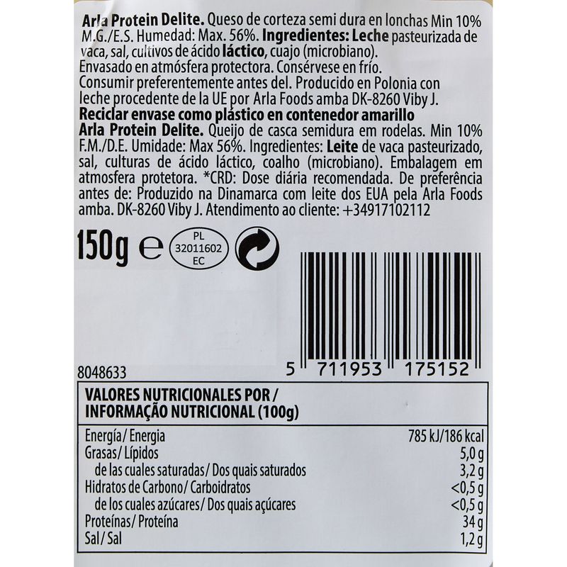 Formatge-protein-llescat-Arla-150-g