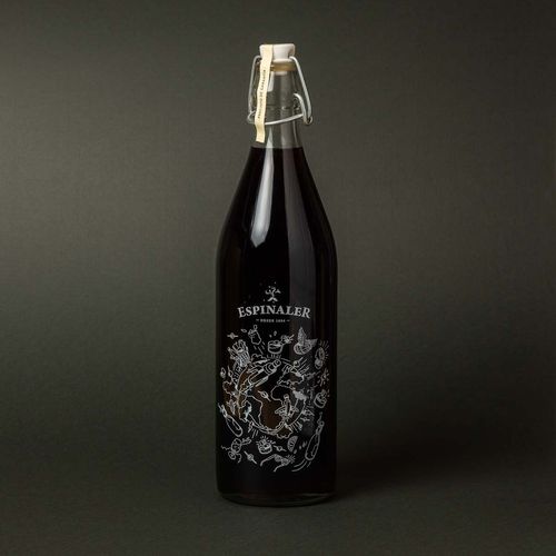 Vermut negro vintage ESPINALER 1l.