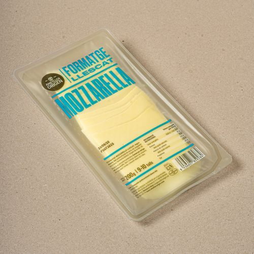Queso Mozzarella en lonchas Ametller Origen 200g