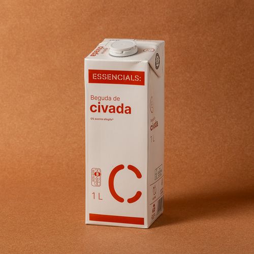 Bebida de avena natural Essencials 1l
