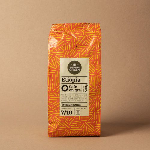 Café en grano 100% Etiopia Ametller Origen 500g
