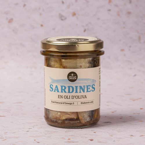 Sardinas en aceite de oliva Ametller Origen 138g