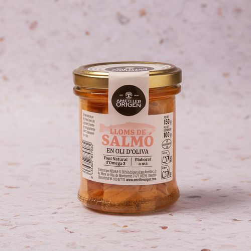 Salmón en aceite de oliva Ametller Origen 100g