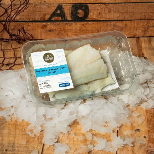 Suprema de bacallà al punt sal Ametller Origen