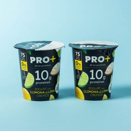 Iogurt cremós 0% llimona i llima PRO+ Ametller Origen 125g - 2u.