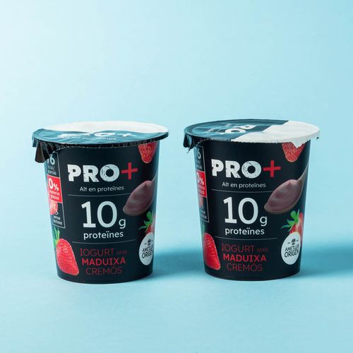 Yogur cremoso 0% fresa PRO+ Ametller Origen 125g - 2uds.