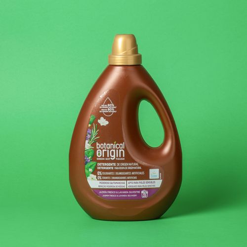Detergente líquido jazmín fresco y lavanda silvestre, ecológico, 35 dosis Botanical Origin 1,57l