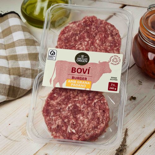 Burger de boví amb Grana Padano Ametller Origen 120g - 2u.