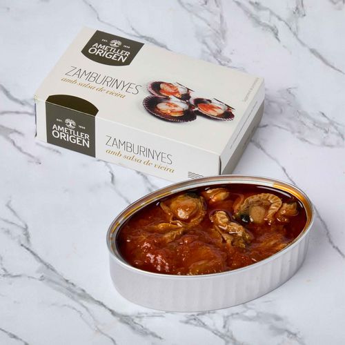 Zamburiñas salsa vieira Ametller Origen 65g