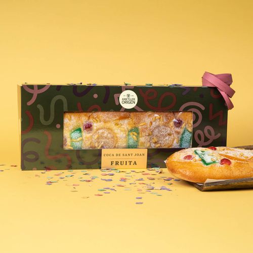 Coca de fruta grande Ametller Origen 500g