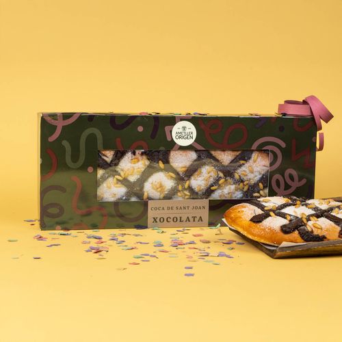 Coca de chocolate grande Ametller Origen 500g