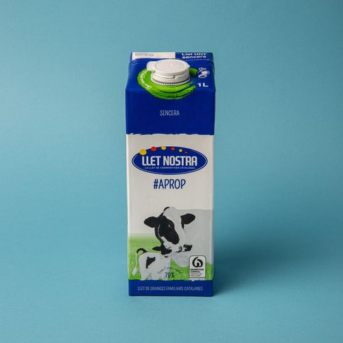 Leche entera Llet nostra 1l