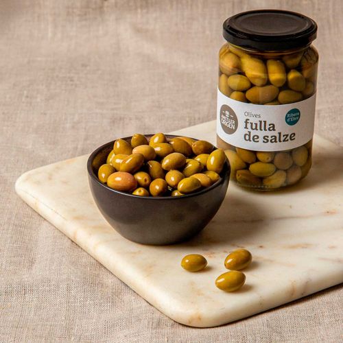 Olives verdes fulla de Salze Ametller Origen 205g