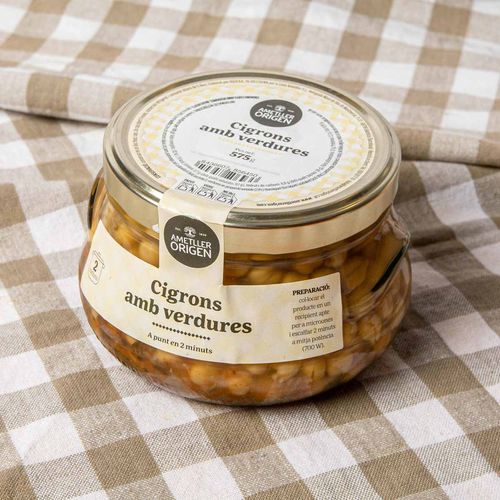 Garbanzos con verudras Ametller Origen 575g