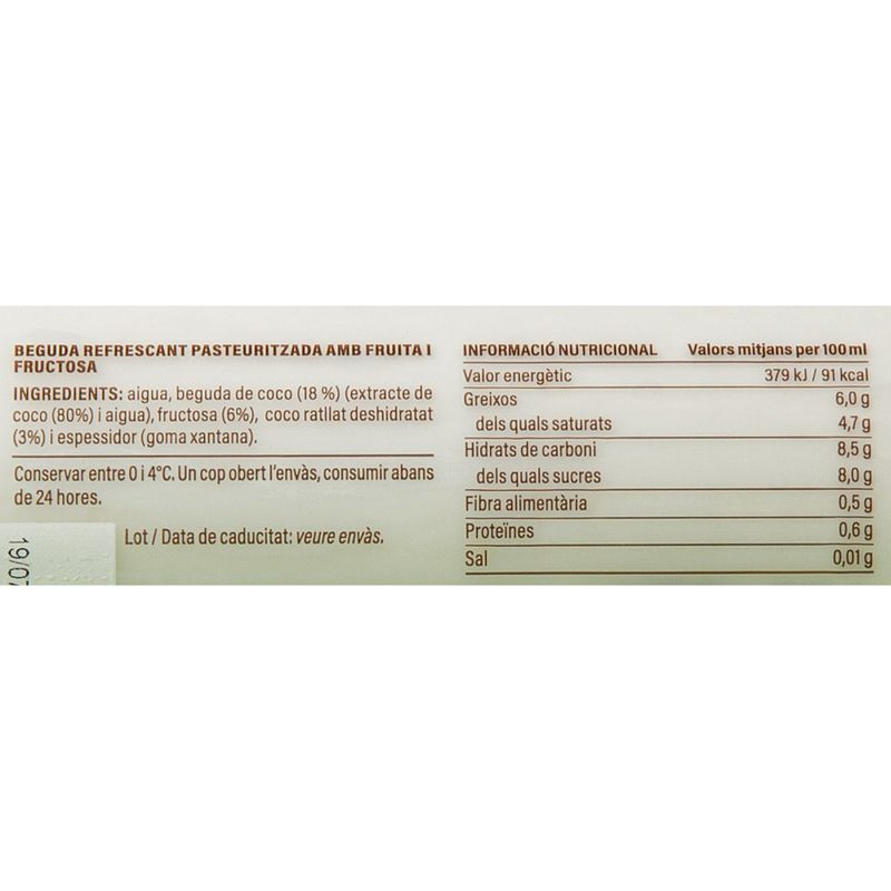 Etiqueta-1117 Cors-de-fruita-coco-AO-750ML