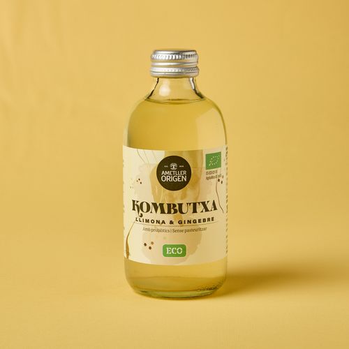 Kombutxa de gingebre i llimona Ametller Origen 250ml