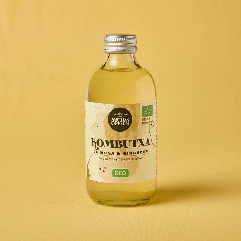 Kombutxa Limona y gengibre