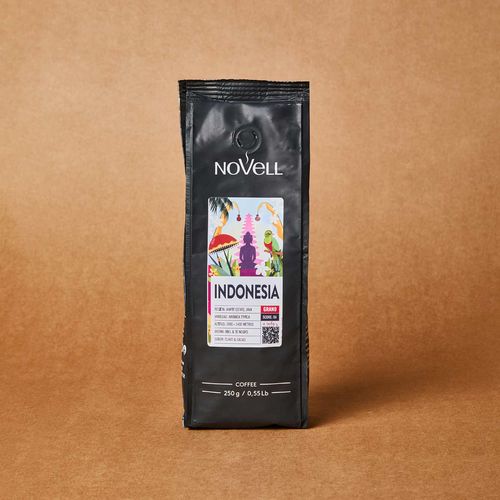 Cafè en gra origen Indonèsia Novell 250g