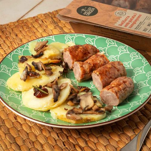 Botifarra amb patata i xampinyons Ametller Origen 250g
