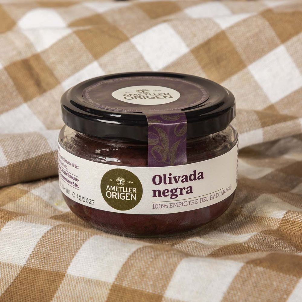 Olivada negra 100% Aragó Ametller Origen 100g
