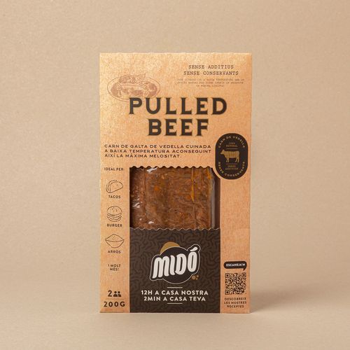 Pulled de vedella Midó 200g