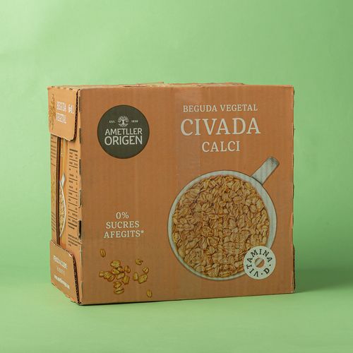Bebida de avena con calcio Ametller Origen 1l - caja 6uds.